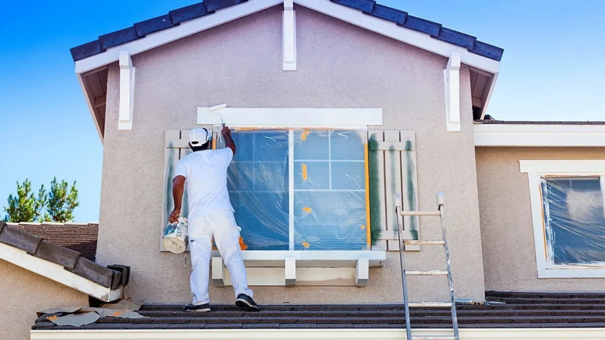 Exterior house painting image